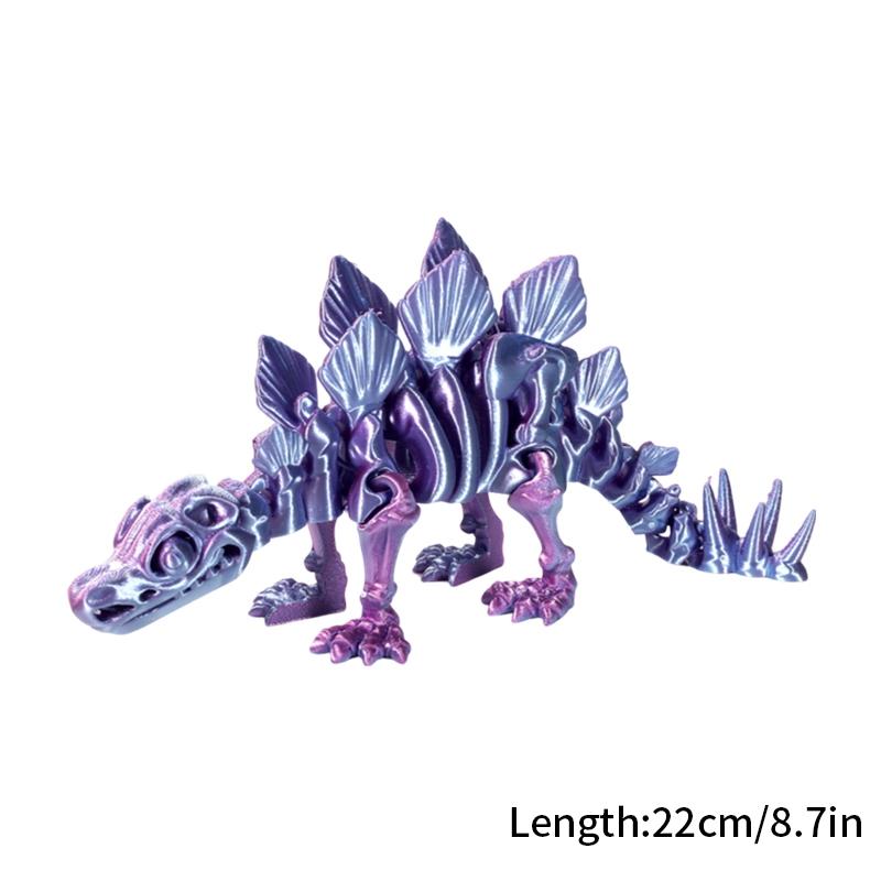 3D Printed Chinese Dragon Rotatable Dragons Kid Gifts Realistic Dragon Statue Landscaping Decoration Printed Figures Animals
