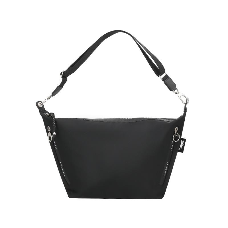 

Longchamp Le Pliage Energy Zipper Closure Nylon Tote Bag Women tote bags Black 10343HSR001 Basic Set (Bag)
