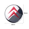 56/60MM Bilhjulscenterkåpa Dekaler Auto Hjulnavkåpa Dekorationsaccessoarer För Citroen C4 Picasso Xsara C5 C1 C2 C3 Saxo