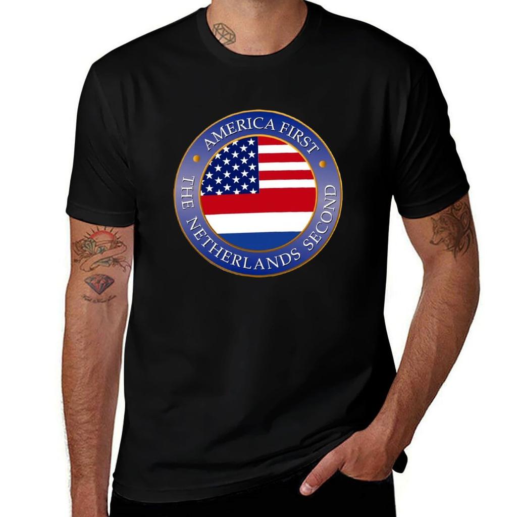 America First Netherlands Second Tshirt Quick Dry Travel Tshirt
