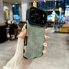 Luxury Matte Leather Silicone Case For iPhone 17 Air 16 15 14 Plus 13 12 11 Pro Max 7 8 XR X XS Lens Protection Shockproof Cover