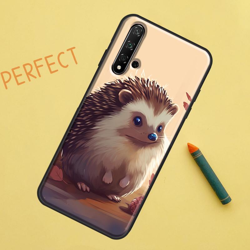 Cute Little Hedgehog For Huawei Nova 5T 9 10 SE 7i 8i 11i 12i Y60 Y61 Y70 Y72 Y73 Y90 Y91 P20 P30 P40 Lite Case