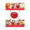 Tomato-Shaped Mechanical Kitchen Timer with 360 Rotating Base - Silent Cooking Baking Tool