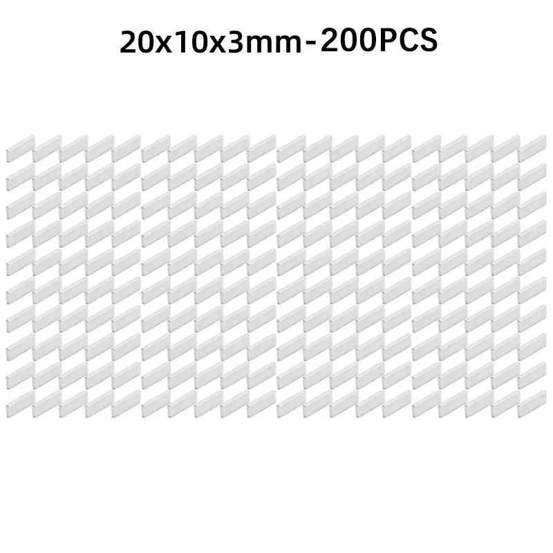 10x5x3 15x5x3 20x10x3mm 200PCS Block Rectangular Neodymium Magnets  Strip Magnet Strong