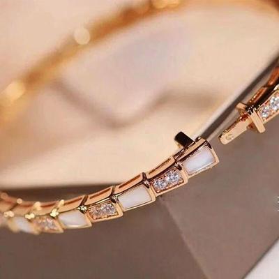Classic Snake Bone Women's Bracelet, S925 Silver, Original Brand Opening Bracelet, Fashion Jewelry, Party, Wedding Gift