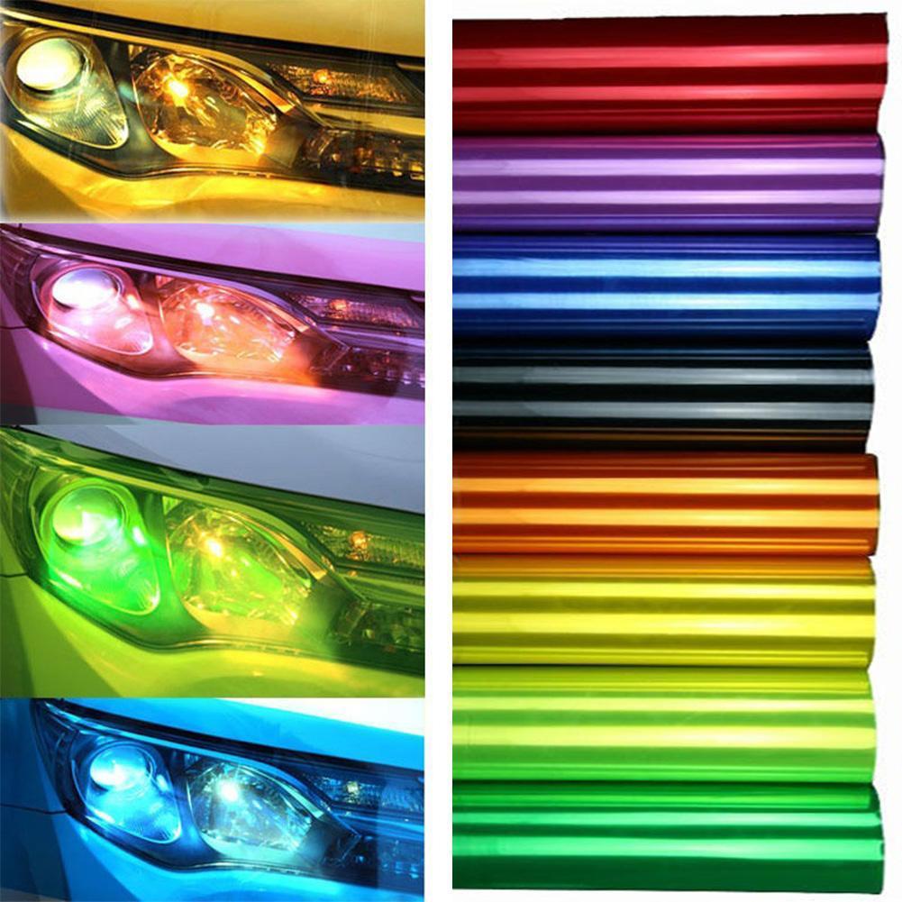 Buy Film Sticker Reflective Car Light Headlight Tint Tail Light at