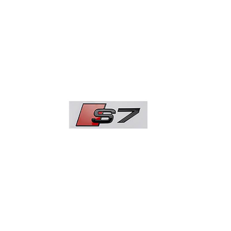 New ABS Plastic for Audi S3 S4 S5 S6 S7 S8 Letter Side Decal Rear Stickers Car Body Trunk Emblem Badge Decoration Accessories