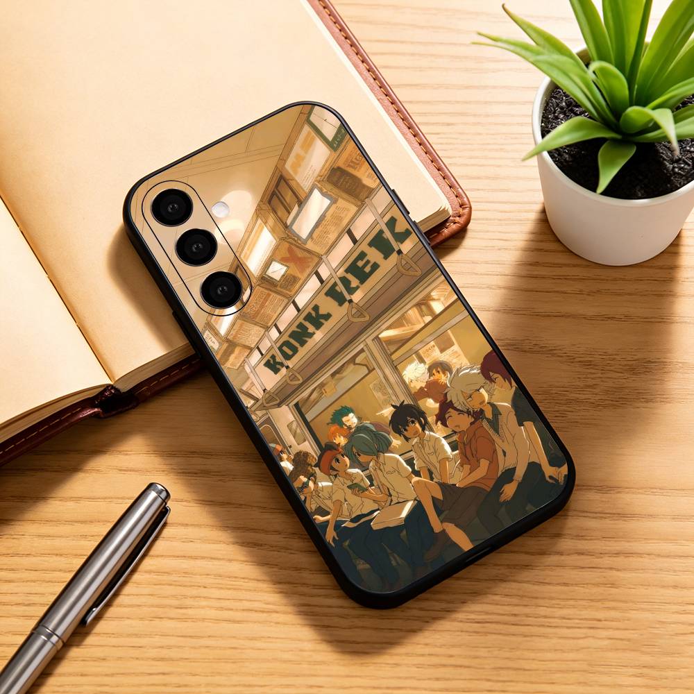 Inazumas Anime E-Eleven  Phone Case For Samsung Galaxy A73,A72,A71,A70,A53,A52,A51,Others Soft Black Cover