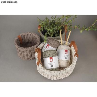 Fil Braidy - Braidy - 4mm - Taupe - Recyclé - Pelote 250g, 65m