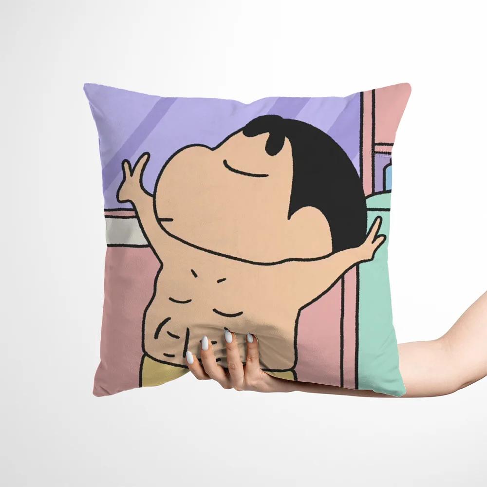 Cartoon Throw Pillow Covers Living Room Decoration Printed Sofa Cushion Cover Polyester Soft Pillowcase