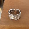 925 Sterling Silver Rings For Women Men Fine Jewelry Finger Adjustable Open Gold Star Ring For Party Birthday Gift