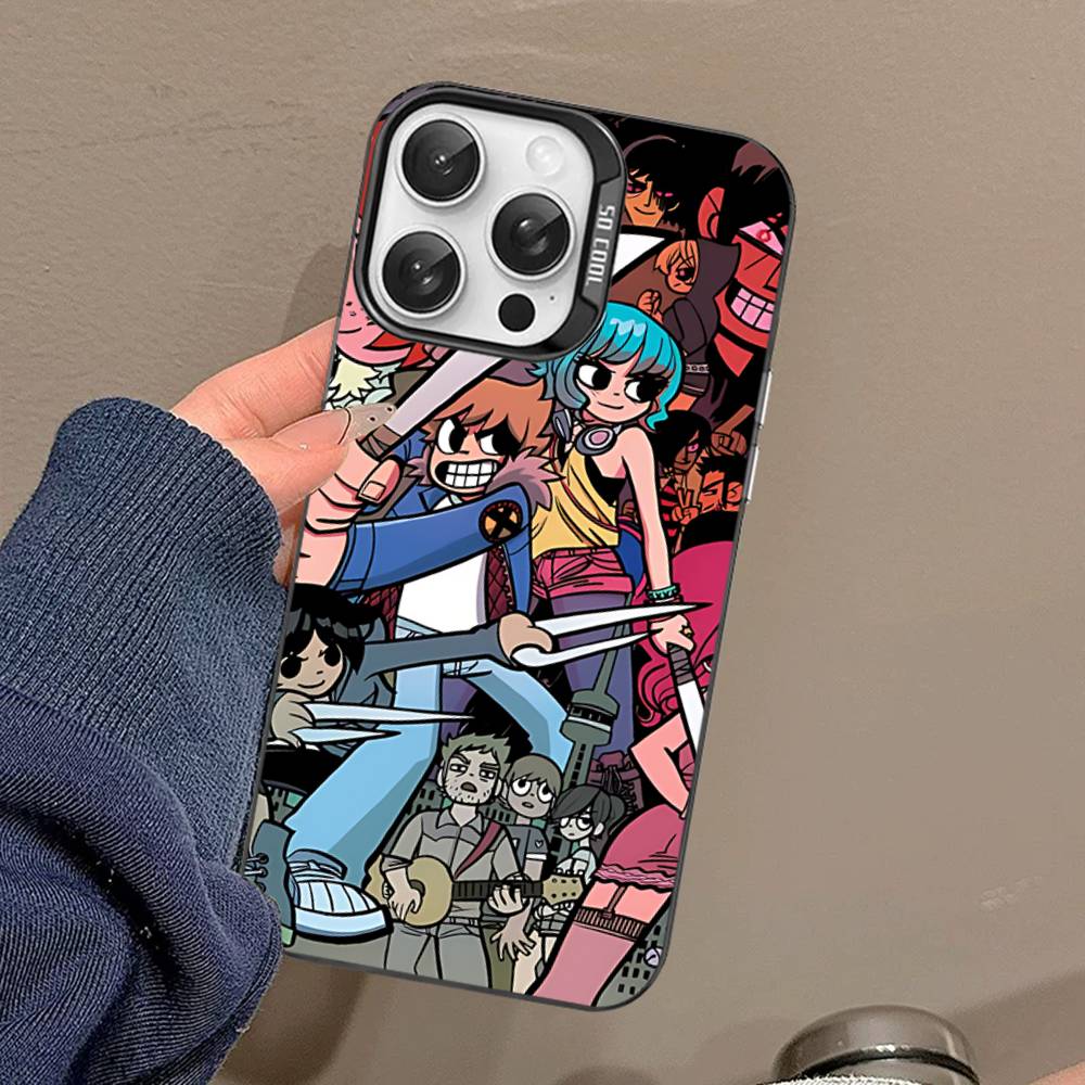 Comedy Film Scott Pilgrim VS The World Phone Case For IPhone 17 16 15 14 13 12 11 Pro Max Plus Color Silver Cover