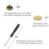 60Pcs Beige Car Roof Headliner Ceiling Sagging Liner Repair Kit Snap Button Pin