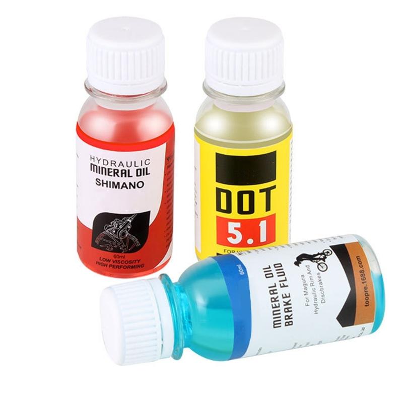 60ML Bicycles Mineral Oil Practical Light Weight Mountain Bikes Hydraulic Disc Brake Mineral Oil Fluid Bike Accessories