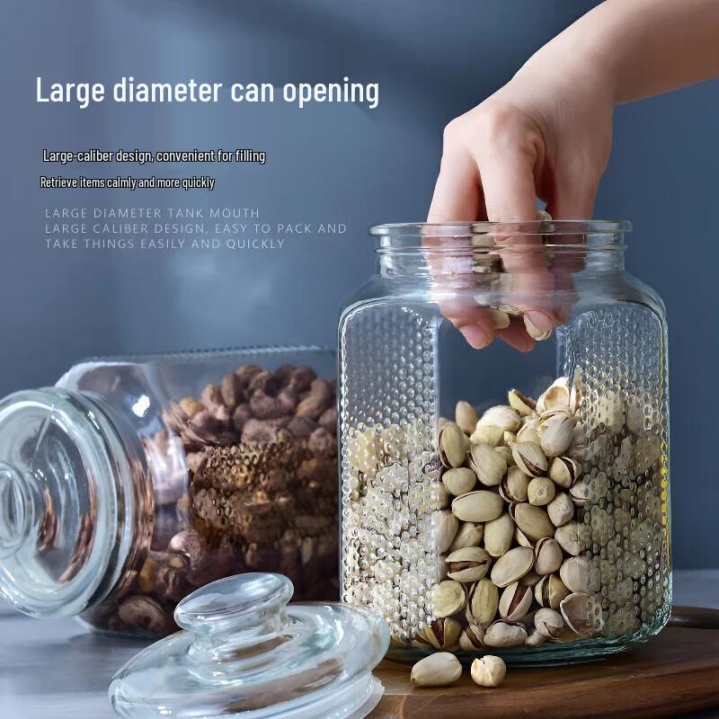 Multipurpose Glass Storage Jar