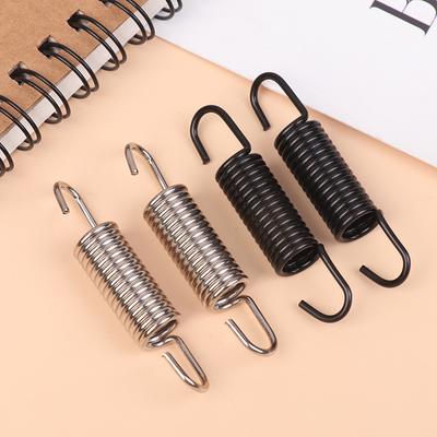 2 ganci a molla in acciaio inossidabile per moto, molla di scarico modificata per moto, asta di trazione con gancio, accessori per motore