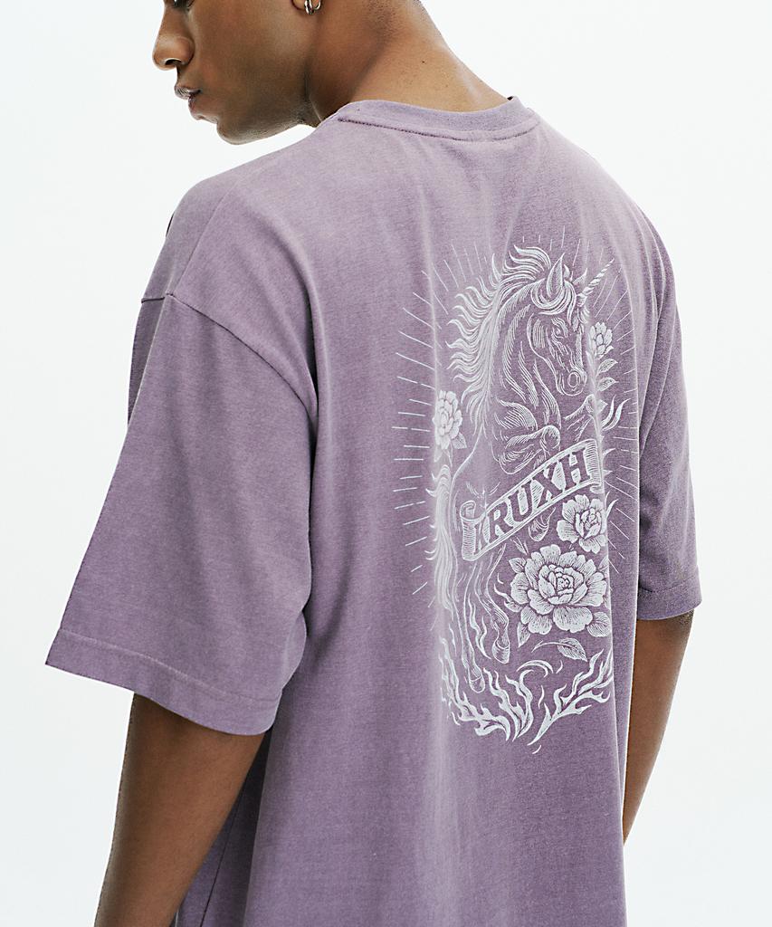 Keuleogsi Unicorn Pigment T-Shirt Purple