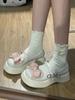 Spring platform muffin bow muffin small leather shoes new lolita big head shoes Mary Jane single shoes