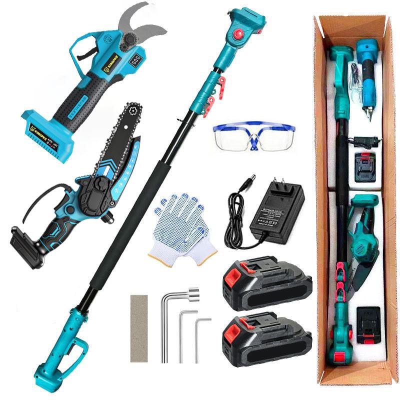 Rechargeable Handheld Lithium Chainsaw: Cross-border Electric High-Altitude Pruner for Woodworking & Garden Logging