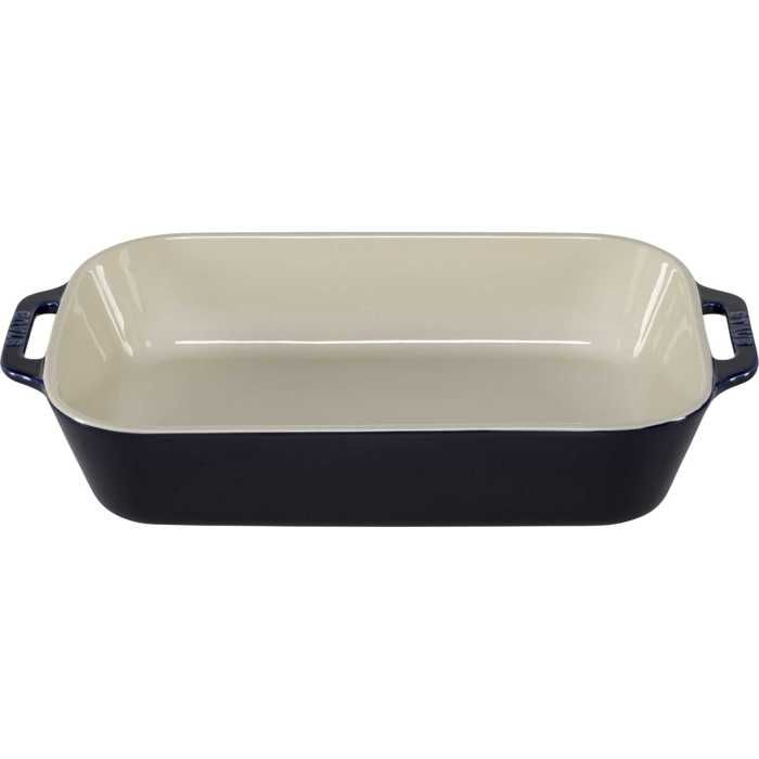 Plat De Cuisson - STAUB - 405111490 - Céramique - 4,5 L - Bleu Marine - Résistant À La Chaleur