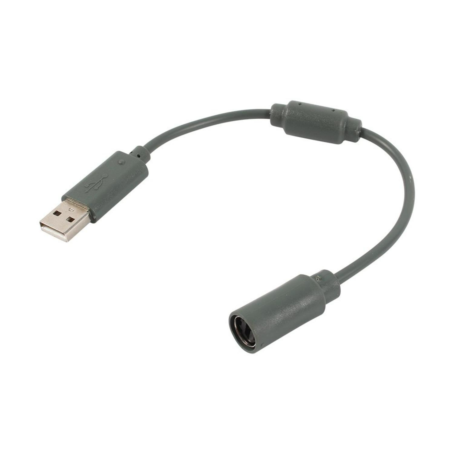 

Wired Controller USB Breakaway Cable Cord,Replacement Adapter Connection 360 Gray,Durable Braided Cable for Gamers,Console Repair and Tech Enthusiasts Z1