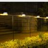 Solar LED Light, Outdoor Courtyard Home Fence Wall Lamp Motion Sensor Decoration for Patio and Garden External Sconce