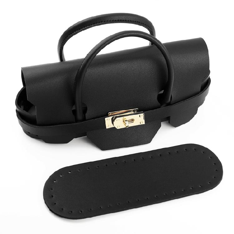 Easy To Use Handmade Knitting Bag Parts Quality PU Handcrafts Bottom Sewing Accessories for Handbag Designing