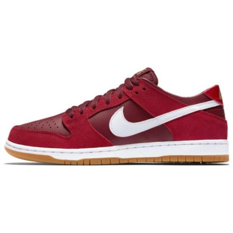 

Мужские кроссовки Nike Zoom Dunk Low Pro SB Track красные белый-кедр 854866-616