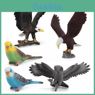 Wildlife Owl Bird Replicas Pvc Realistic Bird Figures For Classroom Display And Collectors