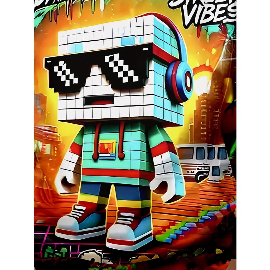 Boys' fashionable 3D printed casual pullover, spring and autumn long sleeved hoodie, boys' outdoor hoodie