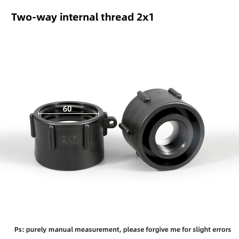 IBC Tank Adapter S60 X  1" 1.5 2" 63/75/80/100mm Thread Connector Ton Barrel Connect 1000 Liter IBC Tank Fitting