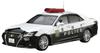 Aoshima Bunka Kyozaisha Model Car Series Toyota GRS214 Crown Patrol Car Traffic Enforcement Plastic Model 1/24 No.110 '16