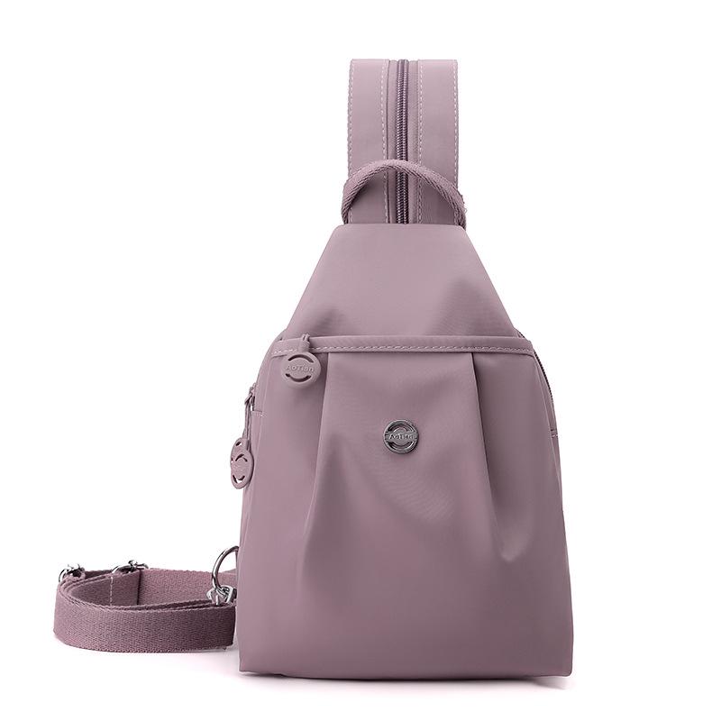 Women's Luxury Oxford Cloth Crossbody Backpack: Large Capacity, Trendy Design.