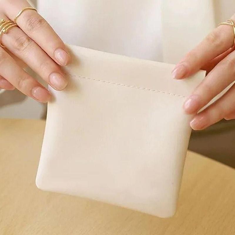 Prosta kosmetyczka na szminki Damska Przenośna Mini Torba do Przechowywania Kluczy Biżuterii Kosmetyków Torebka Wielofunkcyjna Torba