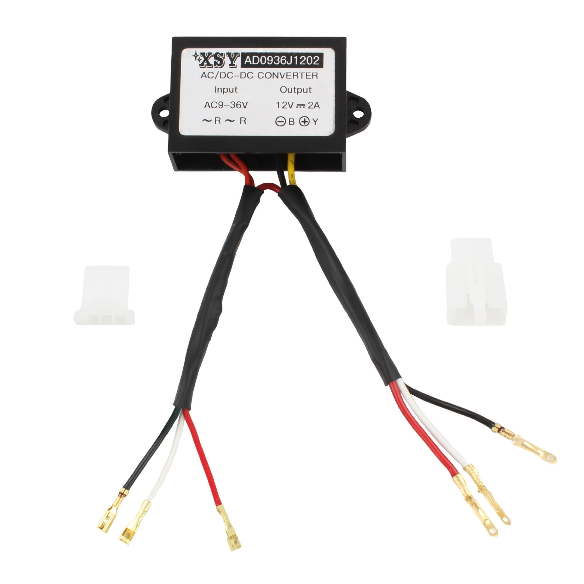 Motorcycle V6 Headlight APP Control Angel Eye Light Pit Dirt Bike For Beta 50 125 250 300 Universal Mounting Accessories Racing Voltage Stabilizer