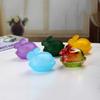 Vintage Glass Rabbit Candy Dish With Lid, Colorful Crystal With Lid Funny Candy Jars For Dessert