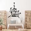 Rust Proof Coating Wall Decor Birdcage Pattern Metal Sign High Quality Metal Wall Art  Living Room