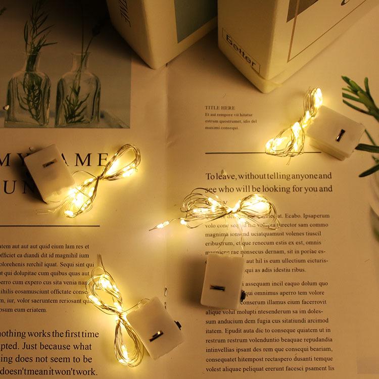 

Светодиодные гирлянды из медной проволоки - Декоративный атмосферный букет с цветной светодиодной лентой 0.5m/10 LEDs (Bulk)