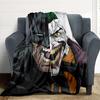 1pc Batman Joker Flannel Throw Blanket - HD Printed Lightweight Soft Warm All-Season Blanket for Sofa, Bed, Travel, Camping191