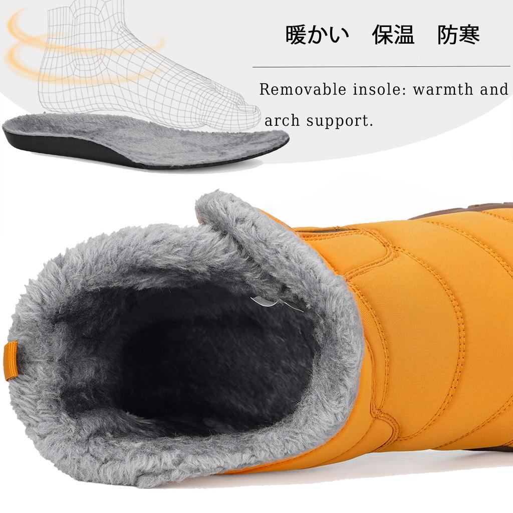 ZUSERIS Snow Boots for Men and Snow Cold Weather Winter Snow Cotton Sheepskin Boots Women, Shoes, Boots, Boots, Boots, Shoes, Warm, Fleece-Lined,