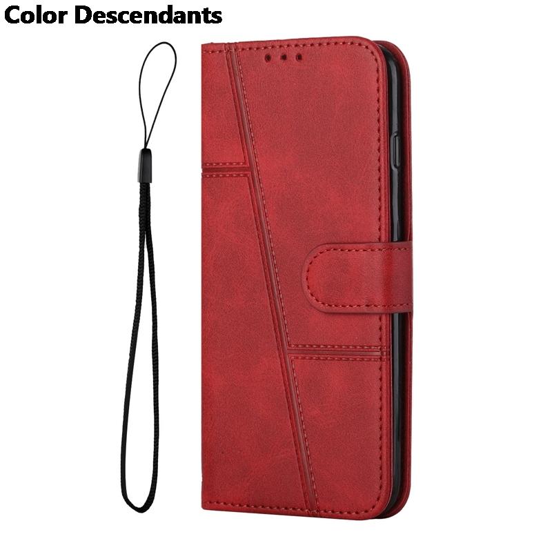 

Wallet Magnetic Flip With Card Slot Kickstand Leather Case For Motorola Moto E15 E14 E13 E22 E22i E32 E32S E20 E30 E40 G56 Card Motorola Moto E40 красный
