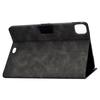 For iPad Pro 11 (2024) Case Cowhide Texture Leather Tablet Cover Multi-Angle Viewing