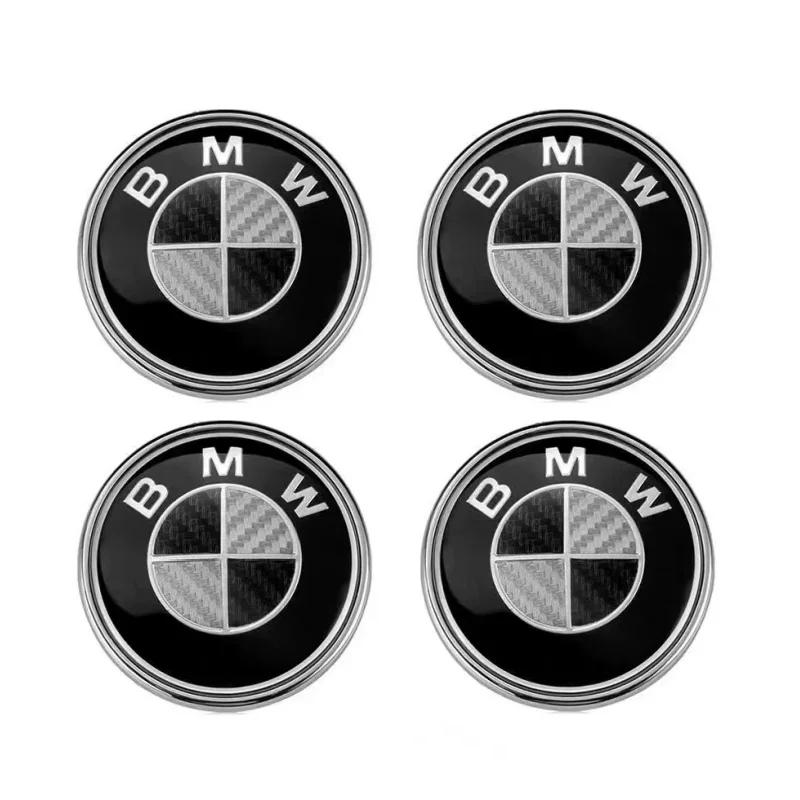 

68 мм 4 шт. Новый значок BMW Group из углеродного волокна Z4m2m4m5m6 красно-белый декоративный колпак ступицы из углеродного волокна Запасные части.