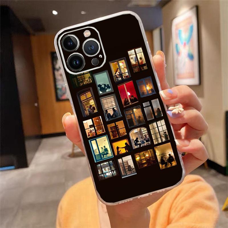 Phone Case Carcasa Funda For iPhone 17 Pro Max 17 Air 16 15 14 13 Pro Max 15 16 Pro 15Plus House Night Light Moon Scenery Case
