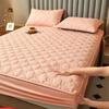 1pcs Waterproof Thickened Fitted Sheet Cotton Quilted Bedspread Full Package Mattress Protective Cover Anti Slip and Dustproof Covers Home Textiles