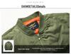 Men's Plus Size Stand Collar Cotton Jacket - Autumn/Winter Casual Loose Fit, European/American Style, Aviator Design, Available Up To 6XL.
