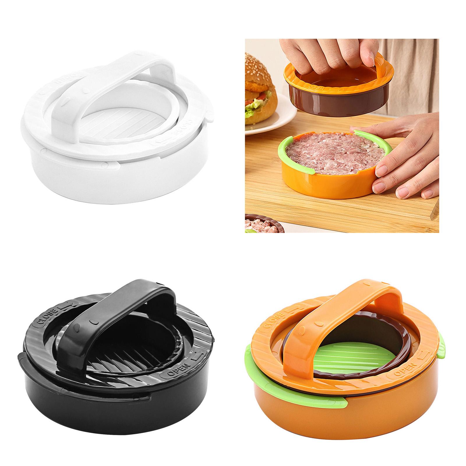 

Adjustable Burger Patty Press Dishwasher Safe Hamburger Mould Multifunctional Minced Meat Pie Maker Kitchen Accessories чёрный