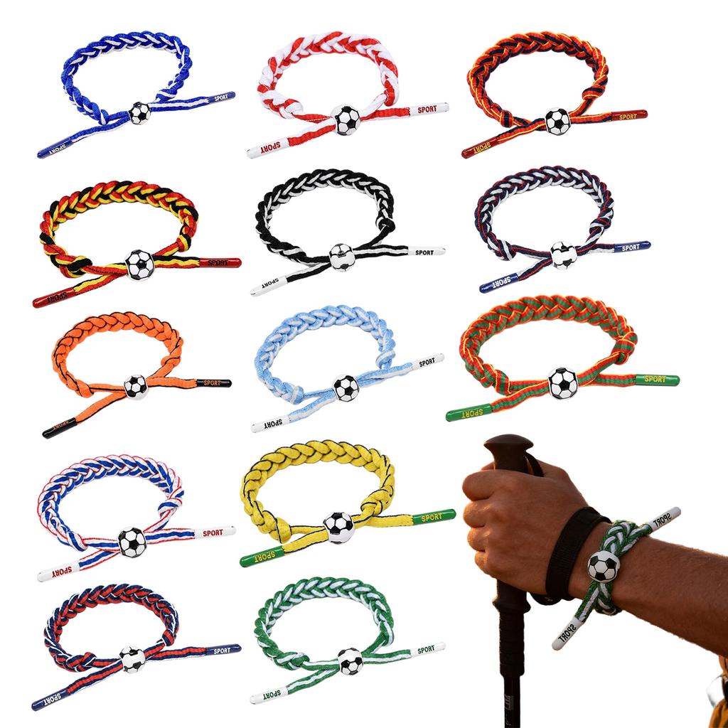 Football Star Woven Bracelet Souvenir