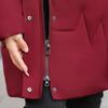 Középkorú Nők Téli Kabátok Kapucnis Műszőrme Gallér Felsőruházat Laza Elegáns Plus Size Hosszú Parkák Vastag Meleg Női Dzsekik