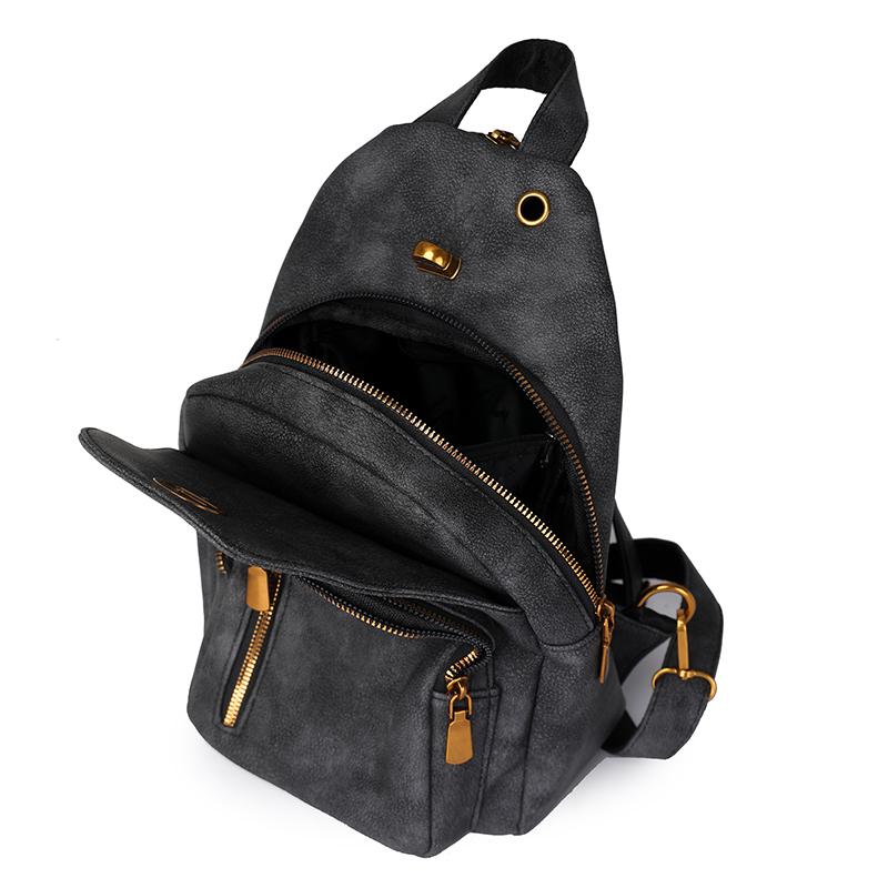 Waterproof Women's Lightweight Chest Bag Multifunctional Backpack Travel Bag
